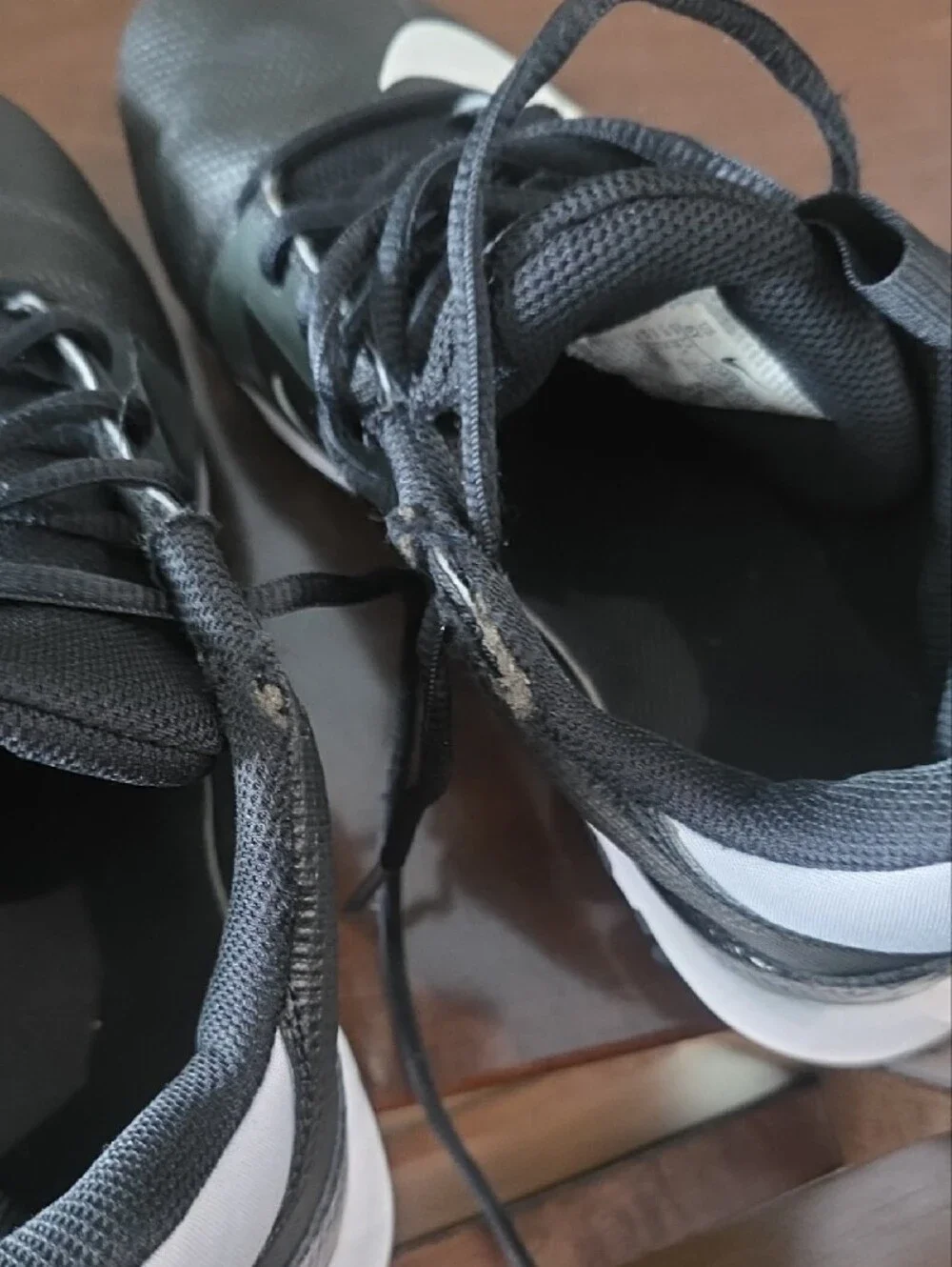 Nike Kids Black and White Lightweight Sneakers